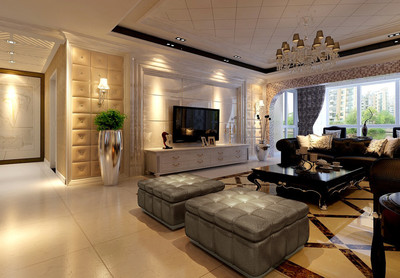 西安家装 欧式装修案例 西安市荣强装饰工程图片_高清图_细节图