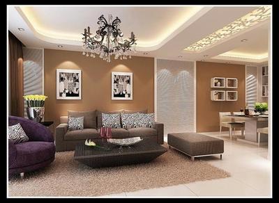 东海湾现代客厅 _颐家居家居案例